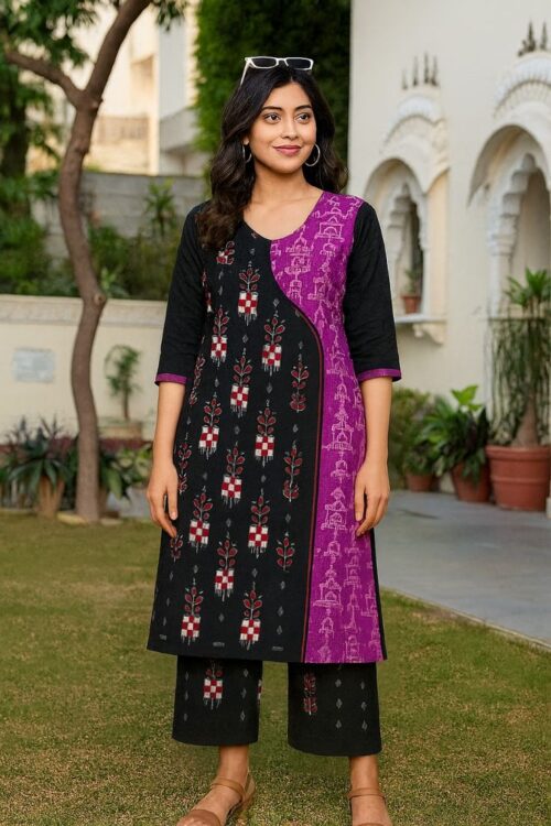 Classic Straight Fit Sambalpuri Kurti