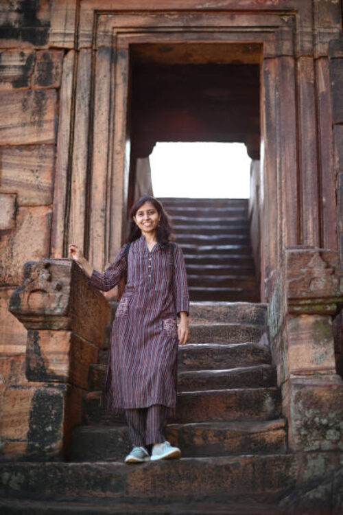 Handwoven Cotton Sambalpuri Straight Kurti